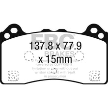 Load image into Gallery viewer, 15-16-Ford-Focus-Rs-Yellowstuff-Front-Brake-Pads
