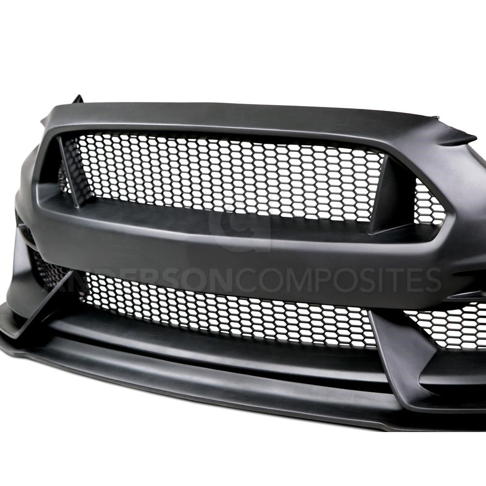 15-16-Ford-Mustang-Gt350-Style-Fiberglass-Front-Bumper-W-Front-Lip