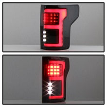 Load image into Gallery viewer, 15-17-Ford-F-150-Led-Tail-Lights-(WBlind-Spot)---Black-Smoke-(Alt-Yd-Ff15015bs-Lbled-Bsm)