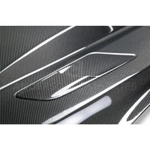 Load image into Gallery viewer, 15-17-Ford-Mustang-(Excl.-Gt350Gt350r)-Double-Sided-Carbon-Fiber-Cowl-Hood