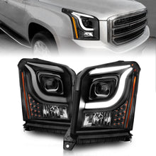 Load image into Gallery viewer, 15-17-Gmc-YukonYukon-Xl-Projector-Headlights-Black-HousingClear-Lens-(W-Light-Bars)