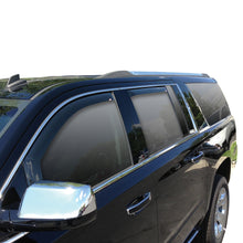 Load image into Gallery viewer, 15-18-ChevyGmcCadillac-SuburbanYukonEscalade-Wade-In-Channel-Wind-Deflector-4Pc---Smoke