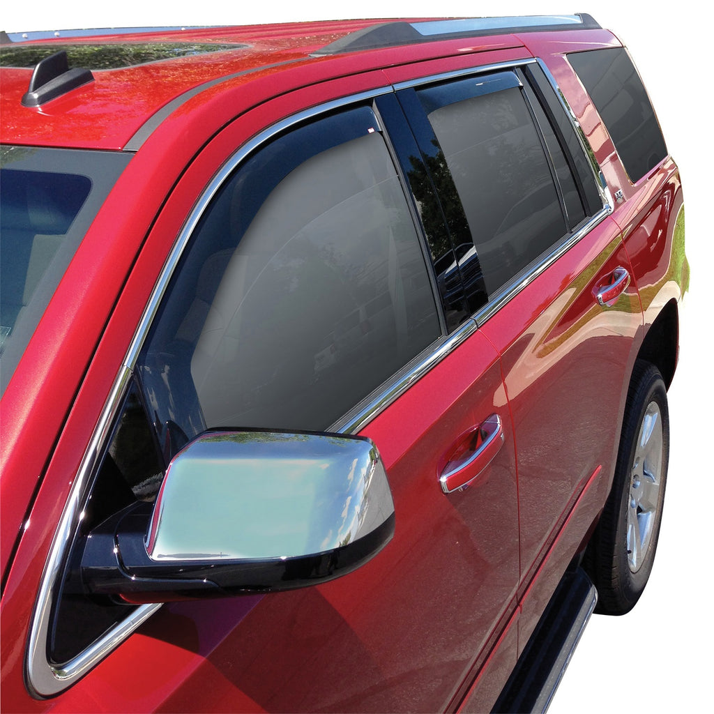 15-18-ChevyGmcCadillac-TahoeYukonEscalade-Wade-In-Channel-Wind-Deflector-4Pc---Smoke