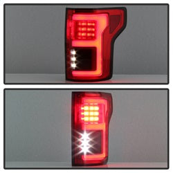 15-18-Ford-F-150-Led-Tail-Lights-(WBlind-Spot)---Red-Clear-(Alt-Yd-Ff15015bs-Lbled-Rc)