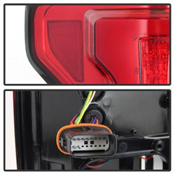 15-18-Ford-F-150-Led-Tail-Lights-(WBlind-Spot)---Red-Clear-(Alt-Yd-Ff15015bs-Lbled-Rc)