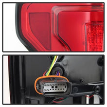 Load image into Gallery viewer, 15-18-Ford-F-150-Led-Tail-Lights-(WBlind-Spot)---Red-Clear-(Alt-Yd-Ff15015bs-Lbled-Rc)