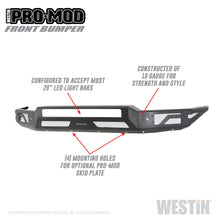 Load image into Gallery viewer, 15-19-Chevrolet-Silverado-25003500-Pro-Mod-Front-Bumper---Textured-Black