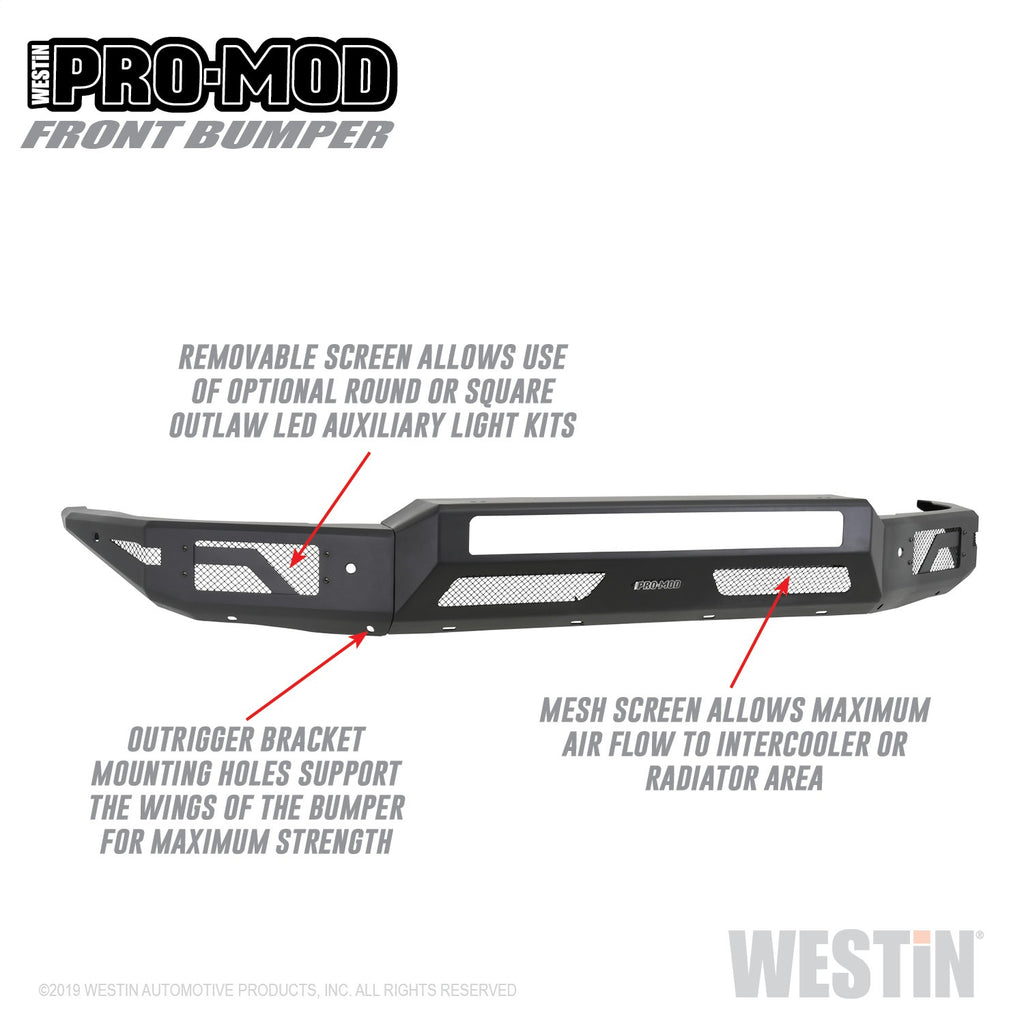 15-19-Chevrolet-Silverado-25003500-Pro-Mod-Front-Bumper---Textured-Black