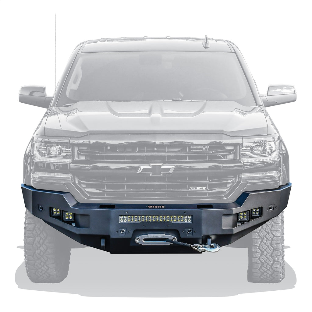 15-19-Chevrolet-Silverado-25003500-Pro-Series-Front-Bumper---Textured-Black