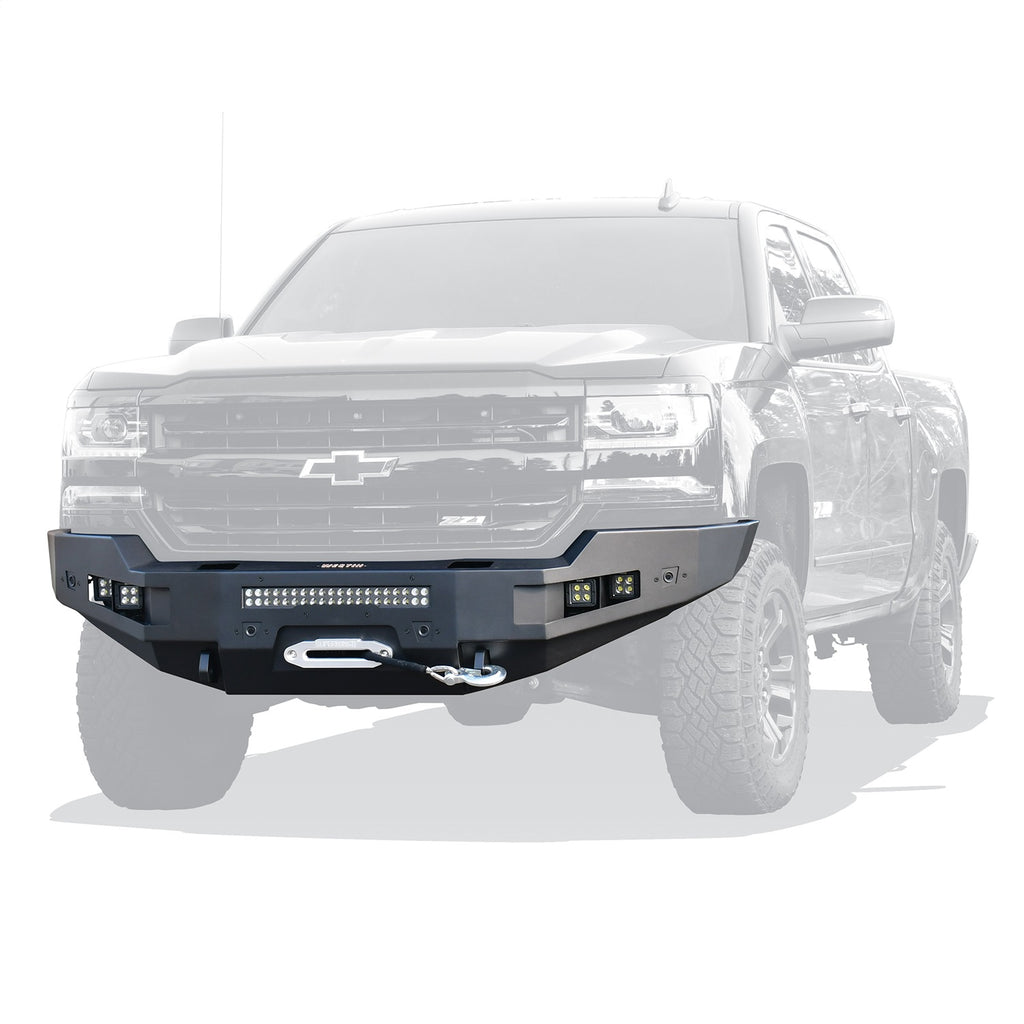 15-19-Chevrolet-Silverado-25003500-Pro-Series-Front-Bumper---Textured-Black