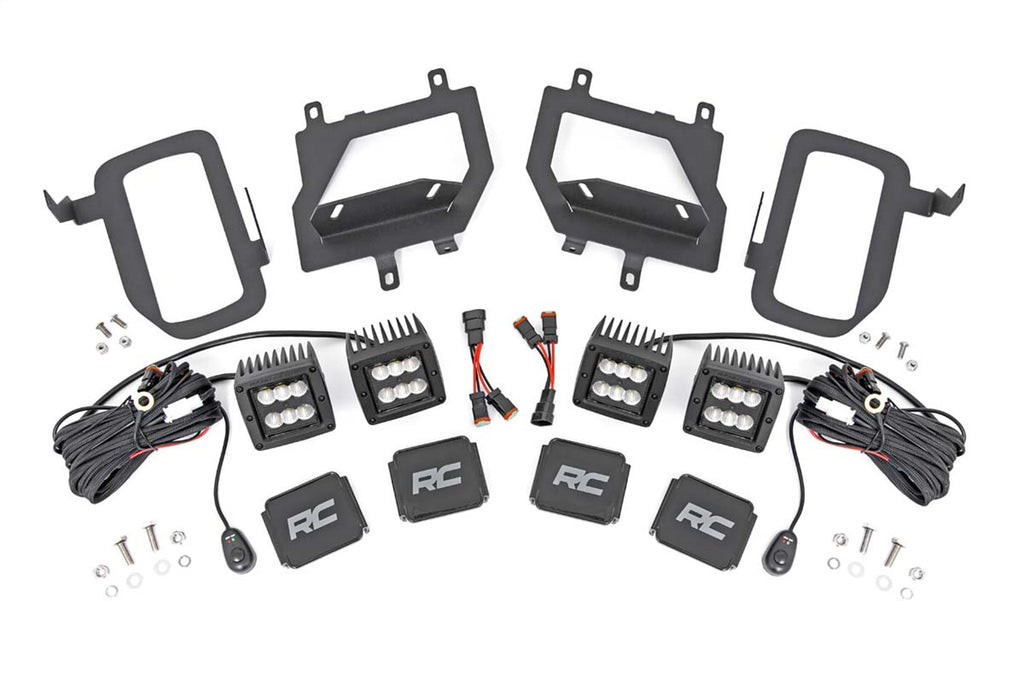 Rough Country 70865 LED Fog Light Kit for Select Ford F-150