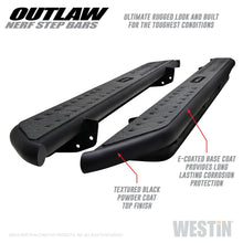 Load image into Gallery viewer, 15-20-Ford-F-150-Supercab--17-20-F-250350-Supercab-Outlaw-Nerf-Step-Bars---Textured-Black