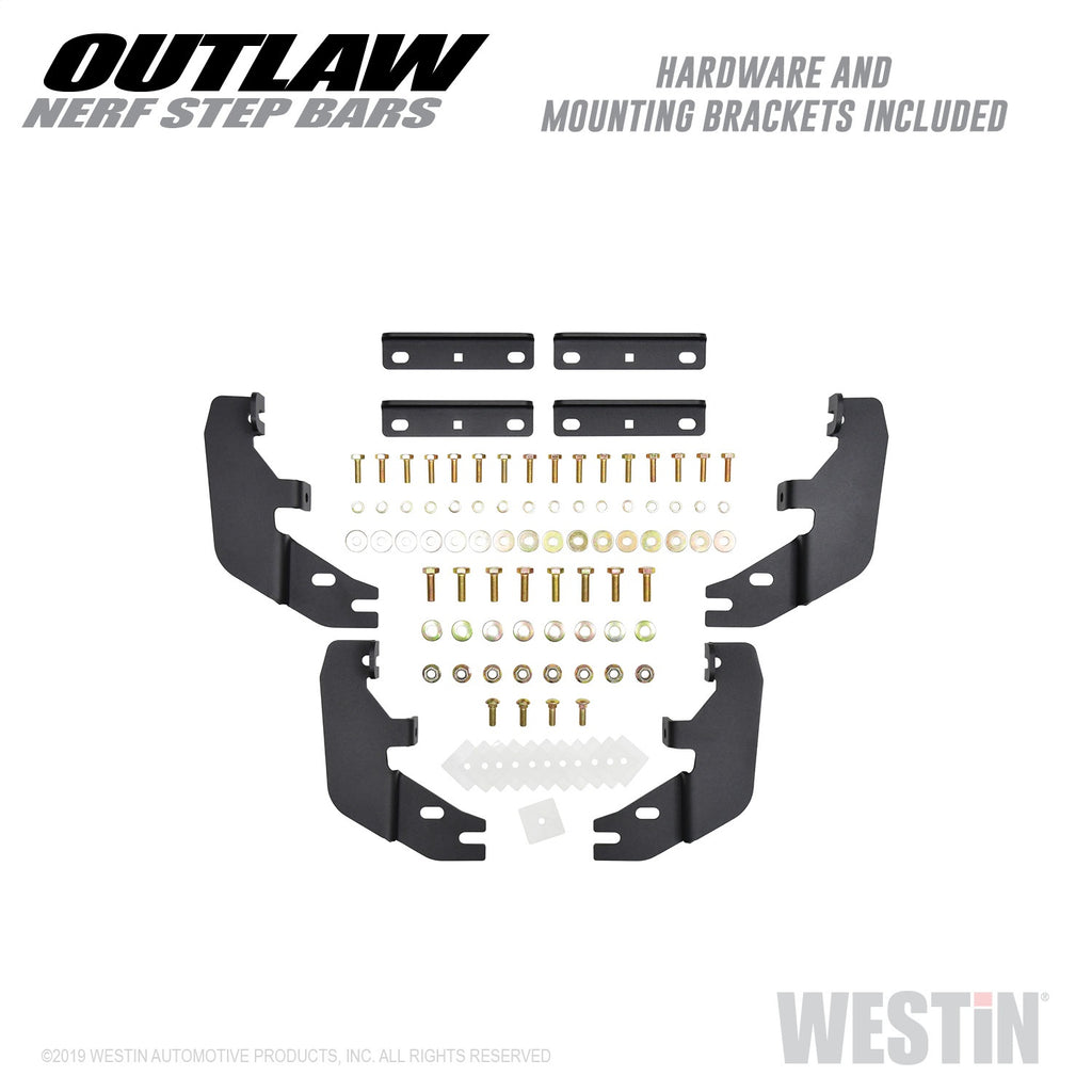 15-20-Ford-F-150-Supercab--17-20-F-250350-Supercab-Outlaw-Nerf-Step-Bars---Textured-Black