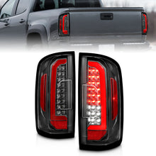 Load image into Gallery viewer, 15-21-Chevrolet-Colorado-Full-Led-Tail-Lights-W-Red-Lightbar-Black-Housing-Clear-Lens