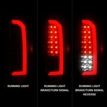 Load image into Gallery viewer, 15-21-Chevrolet-Colorado-Full-Led-Tail-Lights-W-Red-Lightbar-Black-Housing-Smoke-Lens