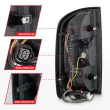 Load image into Gallery viewer, 15-21-Chevrolet-Colorado-Full-Led-Tail-Lights-W-Red-Lightbar-Black-Housing-Smoke-Lens