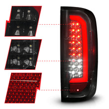 Load image into Gallery viewer, 15-21-Chevrolet-Colorado-Full-Led-Tail-Lights-W-Red-Lightbar-Black-Housing-Smoke-Lens