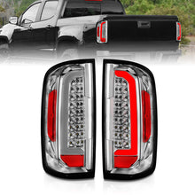 Load image into Gallery viewer, 15-21-Chevy-Colorado-Led-Taillights-W-Light-Bar-Chrome-Housing-Clear-Lens