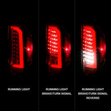 Load image into Gallery viewer, 15-21-Chevy-Colorado-Led-Taillights-W-Light-Bar-Chrome-Housing-Clear-Lens