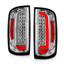 Load image into Gallery viewer, 15-21-Chevy-Colorado-Led-Taillights-W-Light-Bar-Chrome-Housing-Clear-Lens