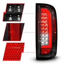 Load image into Gallery viewer, 15-21-Gmc-Canyon-Full-Led-Taillights-W-Red-Lightbar-Black-HousingClear-Lens