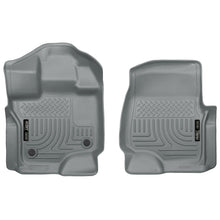 Load image into Gallery viewer, 15-23-Ford-F-150-SuperSuper-Crew-Cab-Weatherbeater-Grey-Front-Floor-Liners