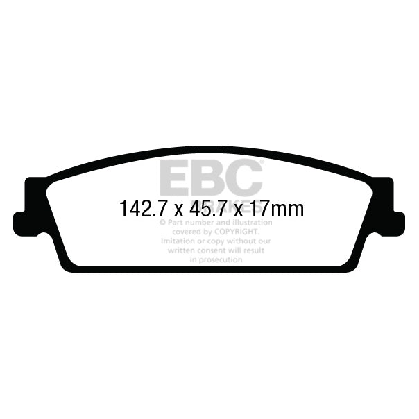 15-Cadillac-Escalade-6.2-2Wd-Ultimax2-Rear-Brake-Pads