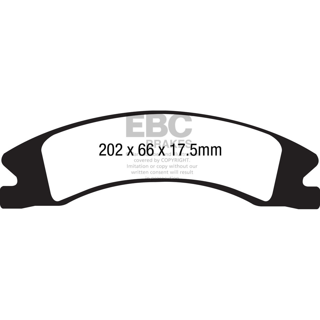 15-Cadillac-Escalade-ExtEsv-6.2-2Wd-Yellowstuff-Front-Brake-Pads