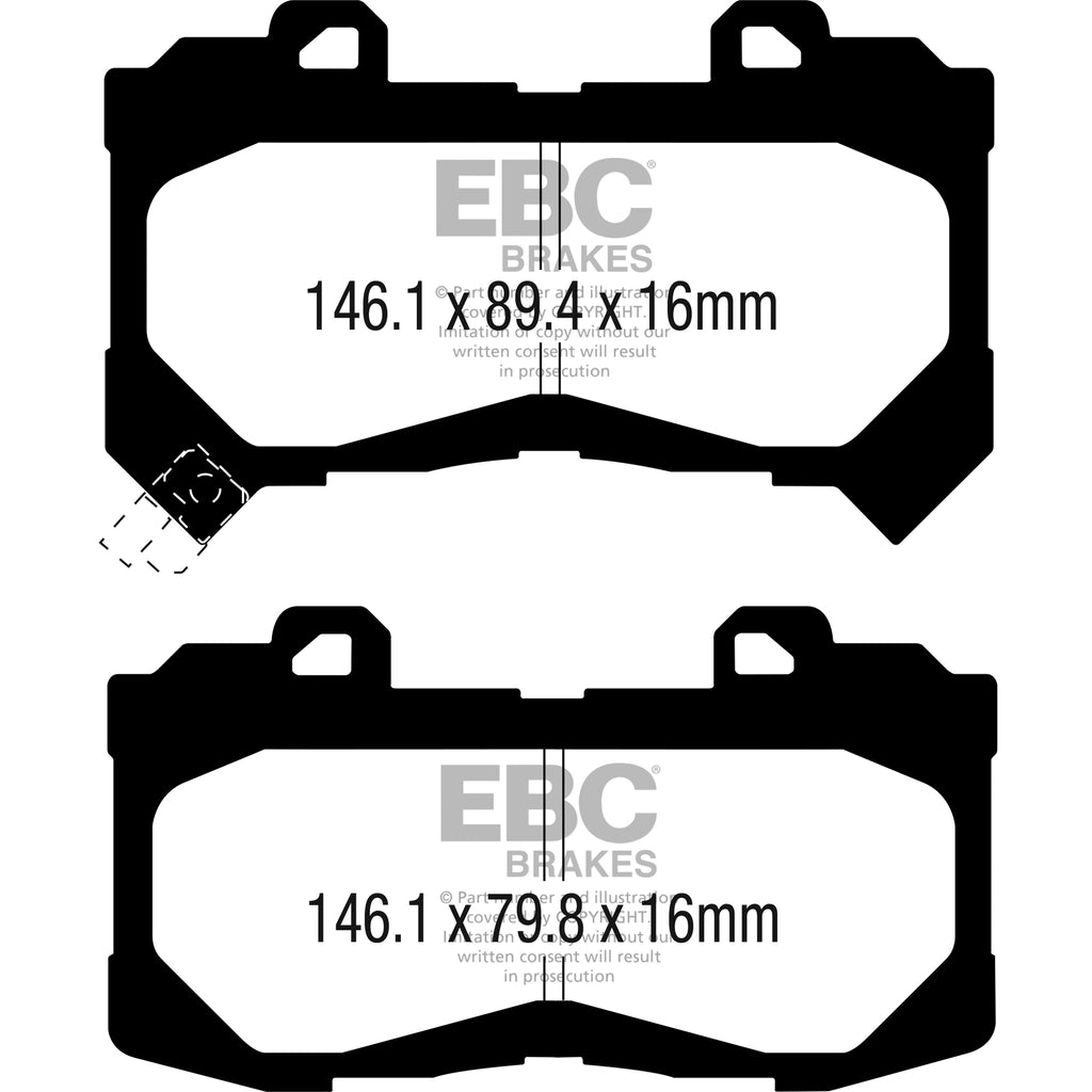 15-Chevrolet-Colorado-2.5-Ultimax2-Front-Brake-Pads