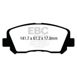 EBC DP23007 Greenstuff 2000 Series Sport Brake Pads