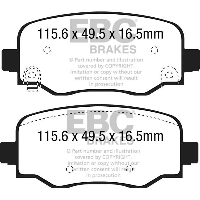 15-Fiat-500X-1.4-Turbo-Greenstuff-Rear-Brake-Pads