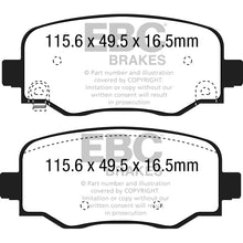 Load image into Gallery viewer, 15-Fiat-500X-1.4-Turbo-Yellowstuff-Rear-Brake-Pads