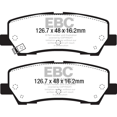 15-Ford-Mustang-2.3-Turbo-Performance-Pkg-Redstuff-Rear-Brake-Pads