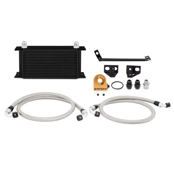 15-Ford-Mustang-Ecoboost-Non-Thermostatic-Oil-Cooler-Kit---Silver