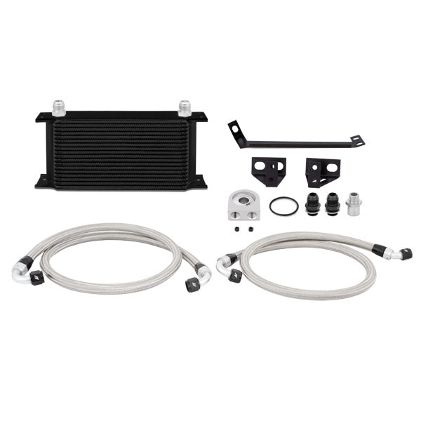 15-Ford-Mustang-Ecoboost-Non-Thermostatic-Oil-Cooler-Kit---Silver