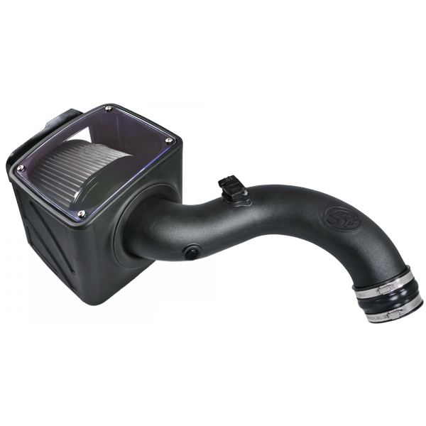 ~(15-Lbs.-25X16x14)~-Cold-Air-Intake-For-01-04-Chevrolet-Silverado-Gmc-Sierra-V8-6.6L-Lb7-Duramax-Dry-Extendable-White-S-B