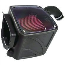 Load image into Gallery viewer, ~(15-Lbs.-25X16x14)~-Cold-Air-Intake-For-01-04-Chevrolet-Silverado-Gmc-Sierra-V8-6.6L-Lb7-Duramax-Cotton-Cleanable-Red-S-B
