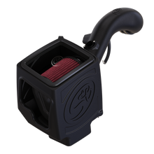 Load image into Gallery viewer, ~(15-Lbs.-25X16x15)~-Cold-Air-Intake-For-09-13-Chevrolet-Silverado-Sierra-2500-3500-6.0L-Cotton-Cleanable-Red-S-B