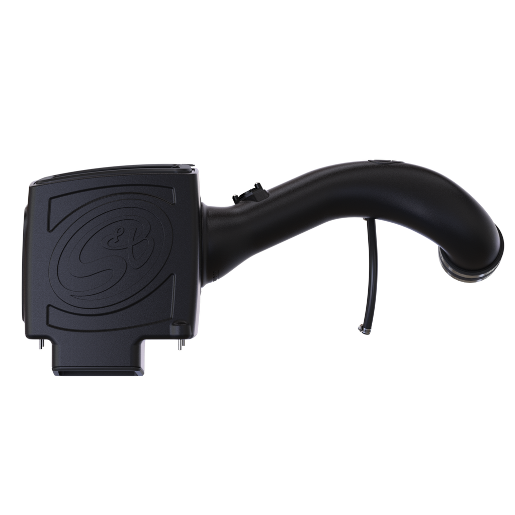 ~(15-Lbs.-25X16x15)~-Cold-Air-Intake-For-09-13-Chevrolet-Silverado-Sierra-2500-3500-6.0L-Cotton-Cleanable-Red-S-B