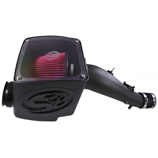 ~(15-Lbs.-26X17x15)~-Cold-Air-Intake-For-05-11-Toyota-Tacoma-4.0L-Oiled-Cotton-Cleanable-Red-S-B