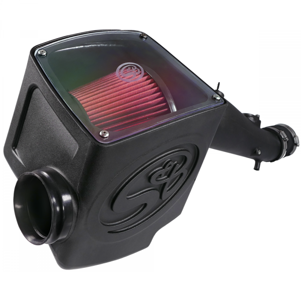 ~(15-Lbs.-26X17x15)~-Cold-Air-Intake-For-12-15-Toyota-Tacoma-4.0L-Oiled-Cotton-Cleanable-Red-S-B