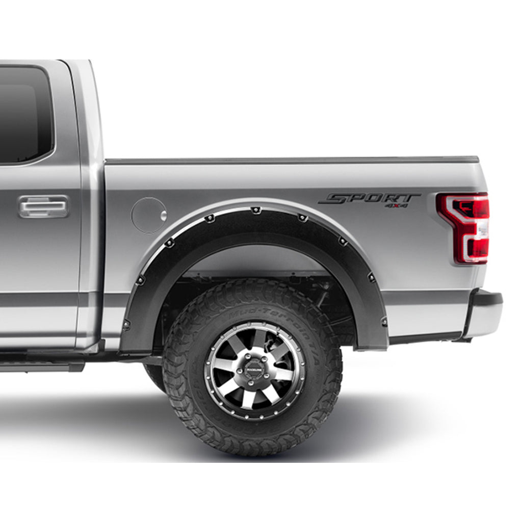 ~(15-Lbs.-53X35x12)~-Fender-Flares-Pocket-Style-2Pc-2015-2017-Ford-F-150-67.178.997.6In-Bed-Black