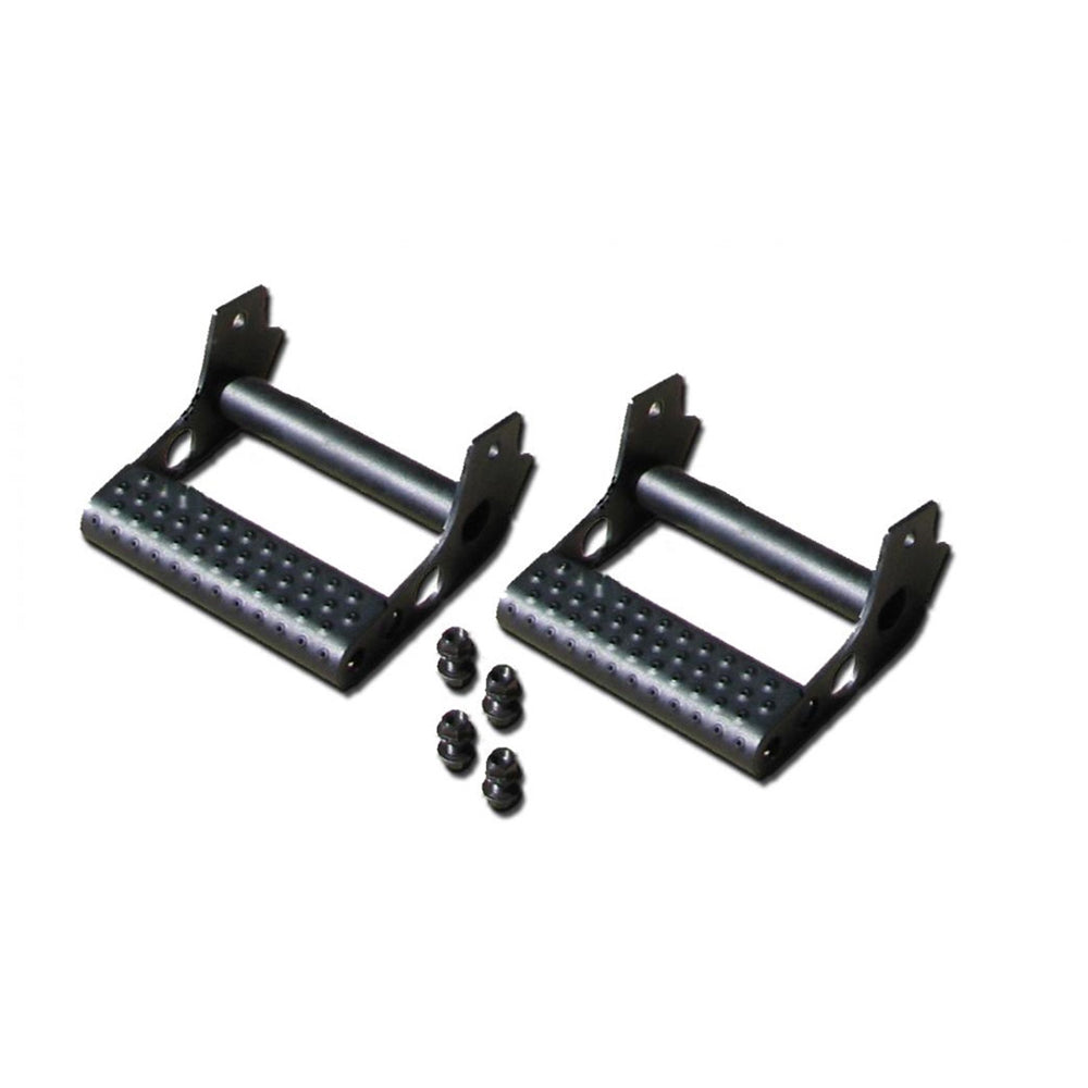 ~(15-Lbs.-46X10x7)~-Step-Systems-Rkr-Step-Textured-Black-Universal-Rkr-Rock-Rail-Detachable-Step-Pair-Rock-Rails-Rkr-Rails