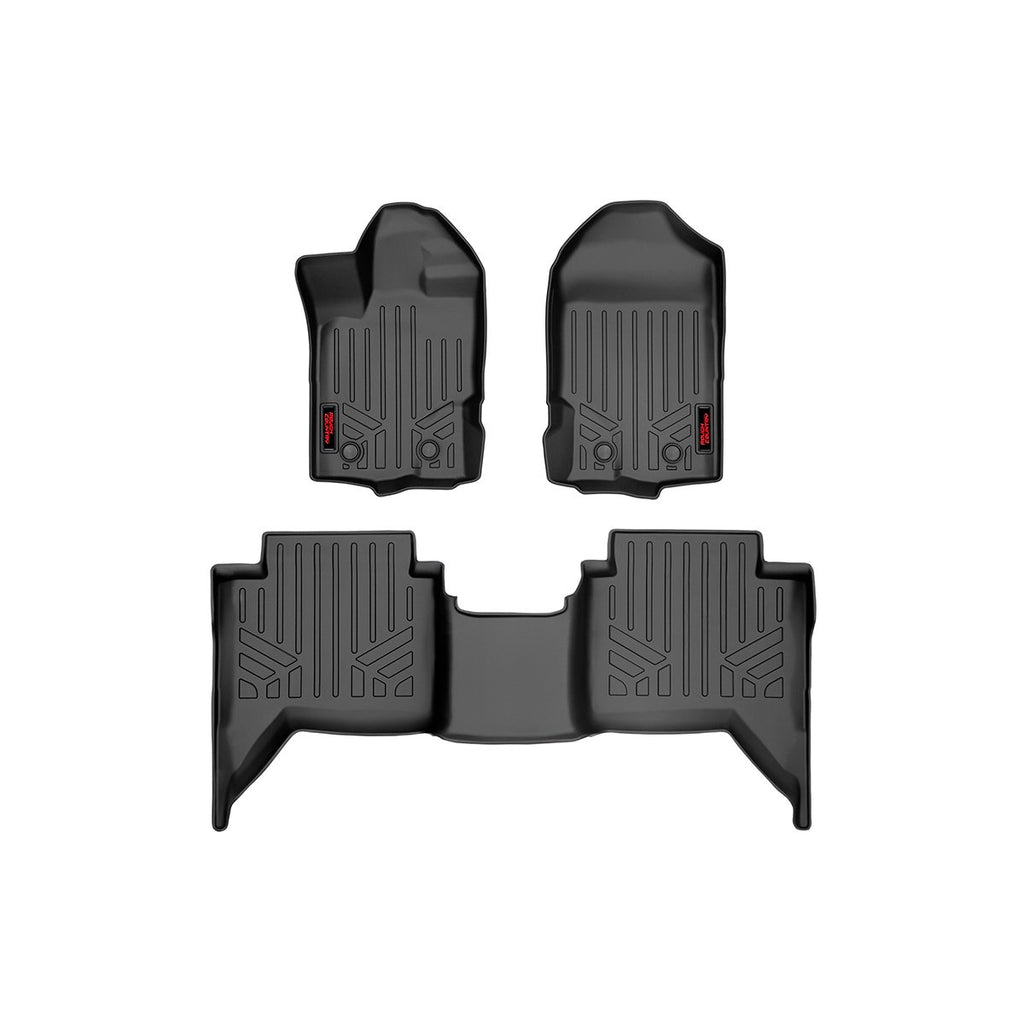 ~(15-Lbs.-38X31x7)~-Heavy-Duty-Floor-Mats-[FrontRear]---(19-20-Ford-Ranger-Crew-Cab)