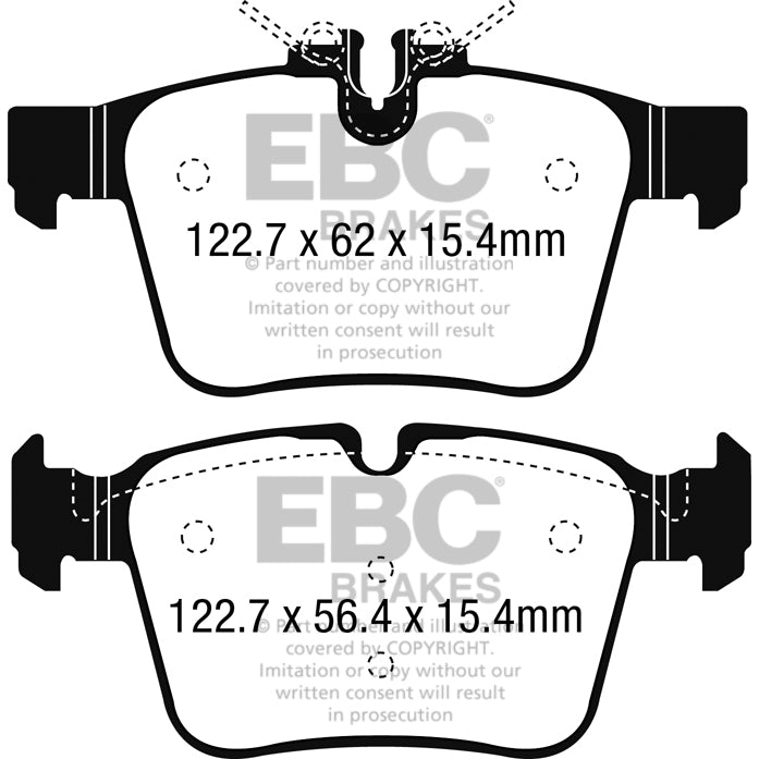 15-Mercedes-Benz-C300-(W205)-2.0-Turbo-4-Matic-Redstuff-Rear-Brake-Pads