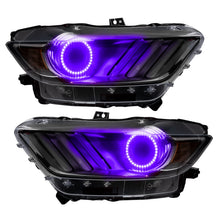 Load image into Gallery viewer, 15-Mustang-Led-Head-Light-Halo-KituvPurple