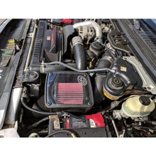 Load image into Gallery viewer, ~(15.1-Lbs.-24X15x14)~-Cold-Air-Intake-For-03-07-Ford-F250-F350-F450-F550-V8-6.0L-Powerstroke-Cotton-Cleanable-Red-S-B