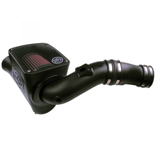 Load image into Gallery viewer, ~(15.1-Lbs.-24X15x14)~-Cold-Air-Intake-For-03-07-Ford-F250-F350-F450-F550-V8-6.0L-Powerstroke-Cotton-Cleanable-Red-S-B