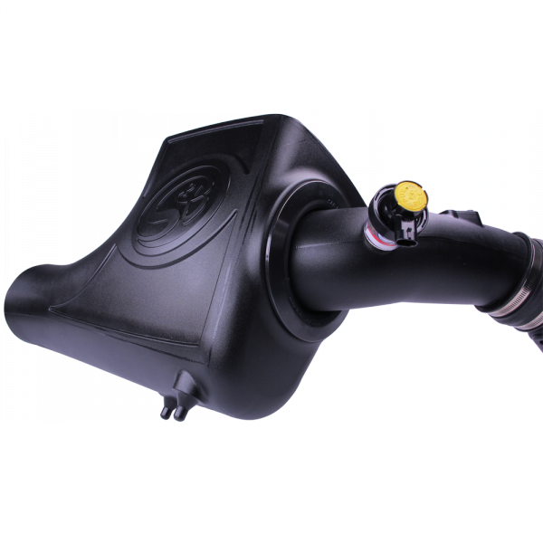 ~(15.1-Lbs.-24X15x14)~-Cold-Air-Intake-For-03-07-Ford-F250-F350-F450-F550-V8-6.0L-Powerstroke-Cotton-Cleanable-Red-S-B