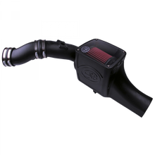 Load image into Gallery viewer, ~(15.1-Lbs.-24X15x14)~-Cold-Air-Intake-For-03-07-Ford-F250-F350-F450-F550-V8-6.0L-Powerstroke-Cotton-Cleanable-Red-S-B